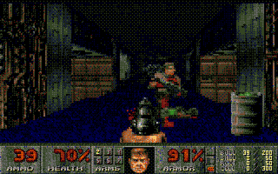 STDoom atari screenshot